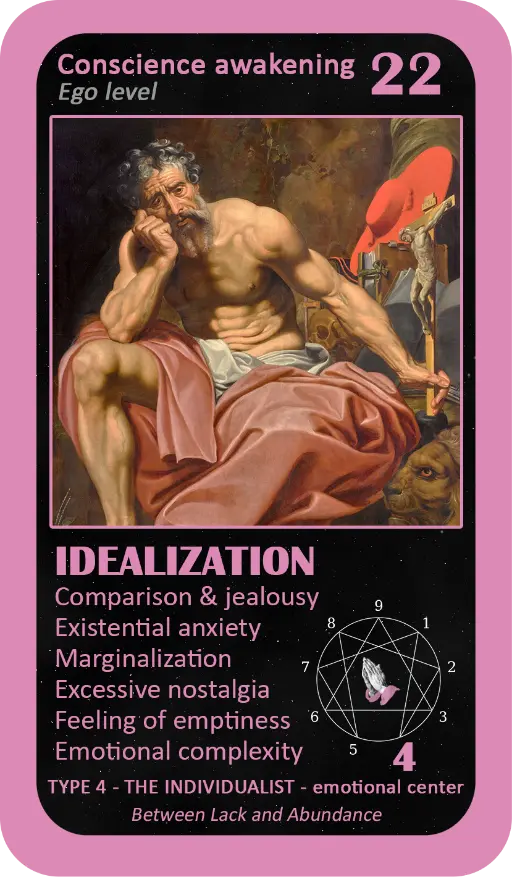 The Mystical Enneagram Oracle: card 22 Idealization The Mystical Enneagram Oracle: card 22 Idealization