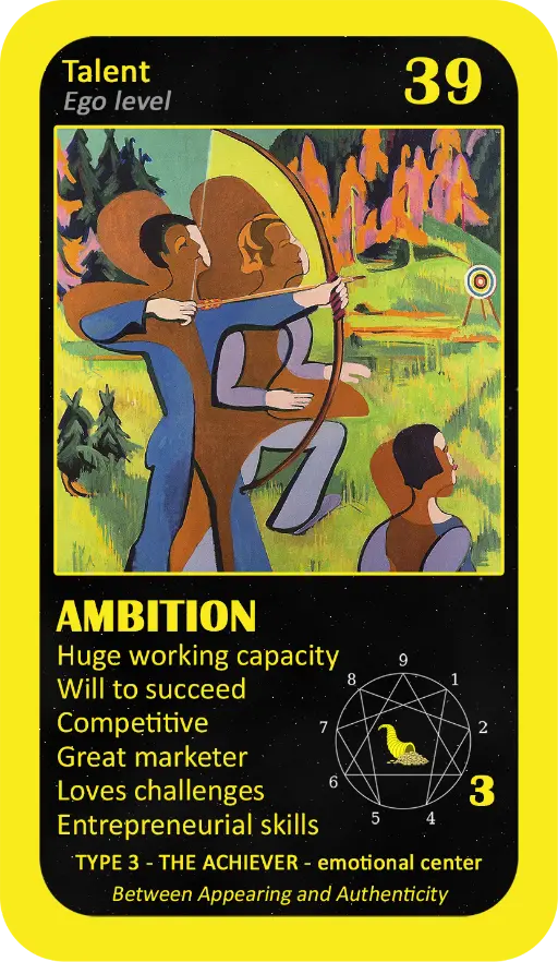 The Wealth Enneagram Oracle: card 39 Ambition The Wealth Enneagram Oracle: card 39 Ambition