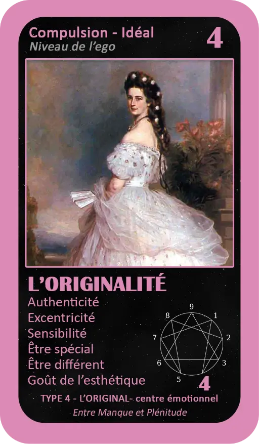 L'Oracle de l'ennéagramme : carte 4 L'Originalité L'Oracle de l'ennéagramme : carte 4 L'Originalité