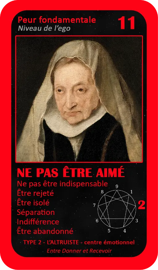 L'Oracle de l'ennéagramme : carte 11 Ne Pas Être Aimé L'Oracle de l'ennéagramme : carte 11 Ne Pas Être Aimé