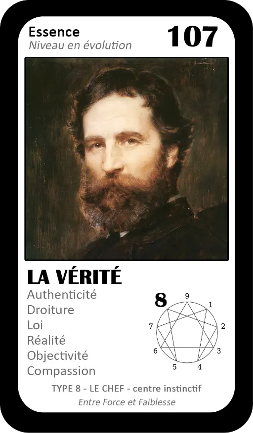 L'Oracle de l'ennéagramme : carte 107 La Vérité L'Oracle de l'ennéagramme : carte 107 La Vérité