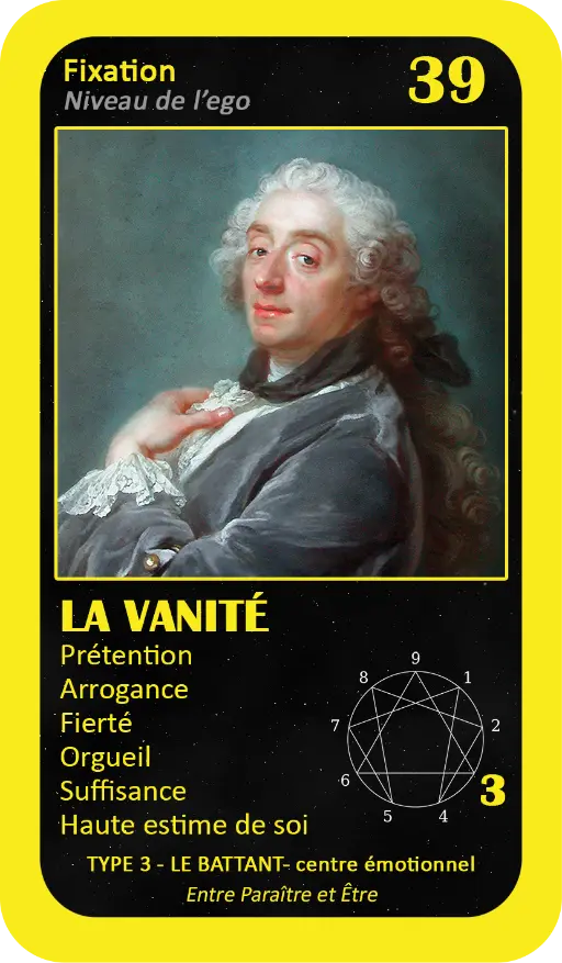 L'Oracle de l'ennéagramme : carte 39 La Vanité