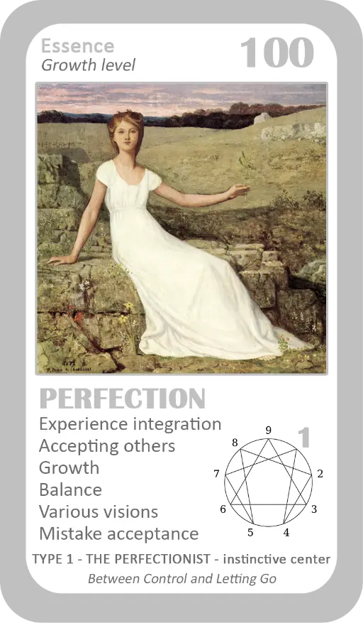 The Enneagram Oracle: card 100 Perfection The Enneagram Oracle: card 100 Perfection