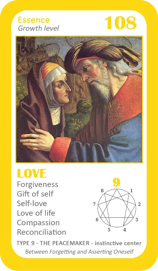 The Enneagram Oracle: card 108 Love The Enneagram Oracle: card 108 Love