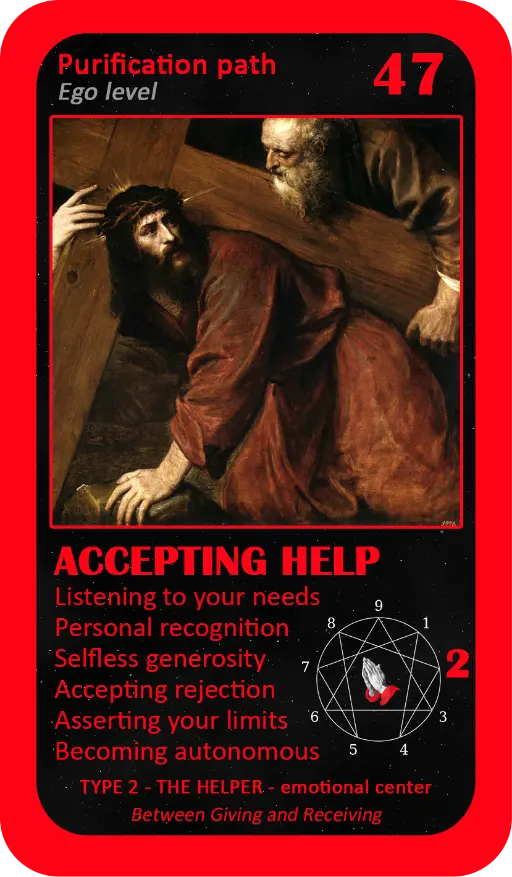 The Mystical Enneagram Oracle: card 47 Accepting Help The Mystical Enneagram Oracle: card 47 Accepting Help