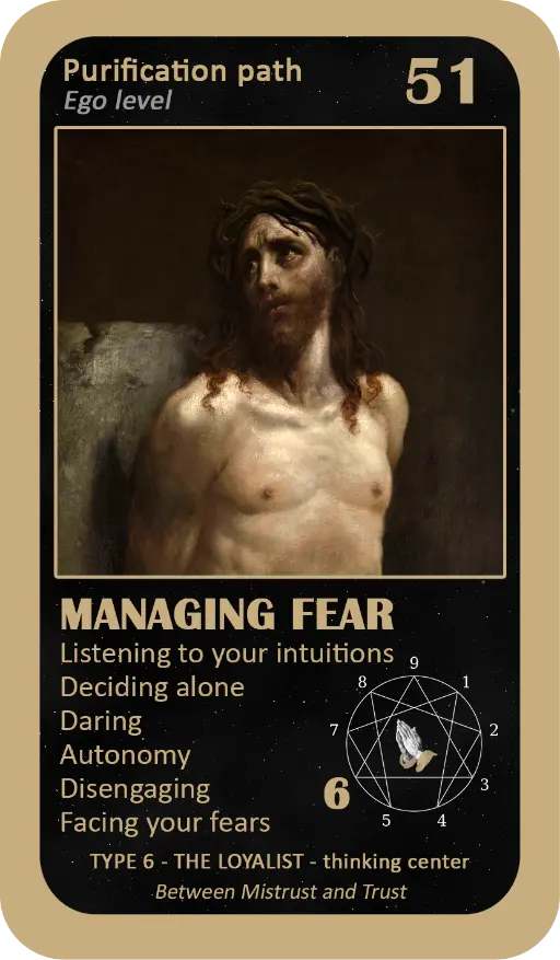 The Mystical Enneagram Oracle: card 51 Managing Fear The Mystical Enneagram Oracle: card 51 Managing Fear