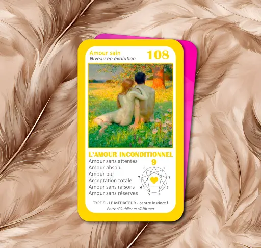 L'Oracle de l'ennéagramme sentimental : carte 108 L'Amour Inconditionnel