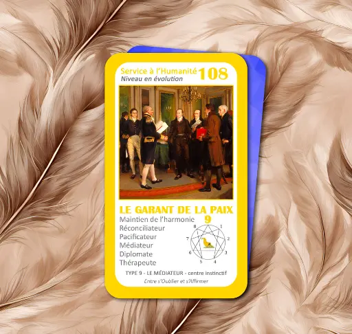 L'Oracle de l'ennéagramme professionnel : carte 108 Le Garant de la Paix