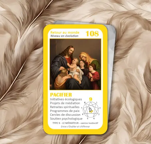 L'Oracle de l'ennéagramme mystique : carte 108 Pacifier