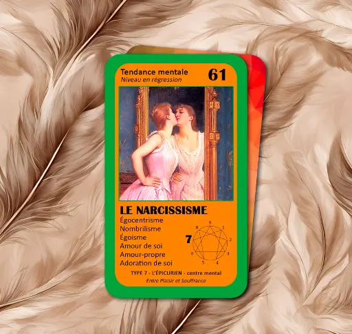 L'Oracle de l'ennéagramme général | carte 61 Le Narcissisme