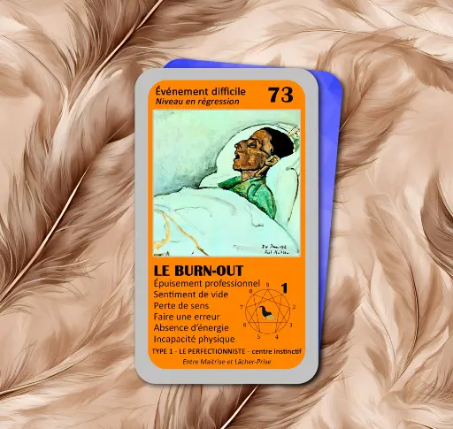 L'Oracle de l'ennéagramme professionnel | carte 73 Le Burn-Out