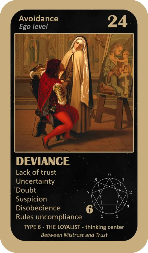 The Enneagram Oracle : card 24 Deviance The Enneagram Oracle : card 24 Deviance