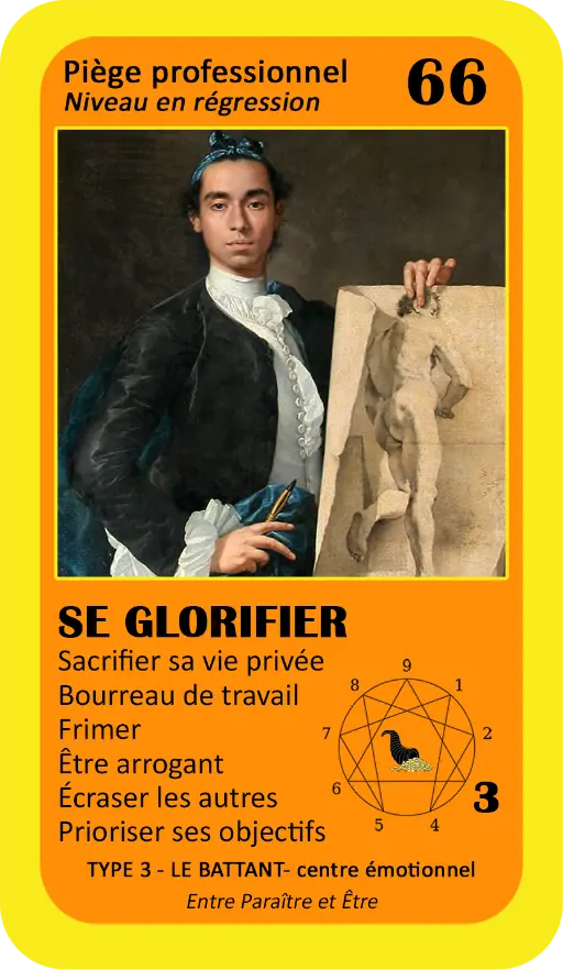 L'Oracle de l'ennéagramme professionnel : carte 66 Se Glorifier L'Oracle de l'ennéagramme professionnel : carte 66 Se Glorifier