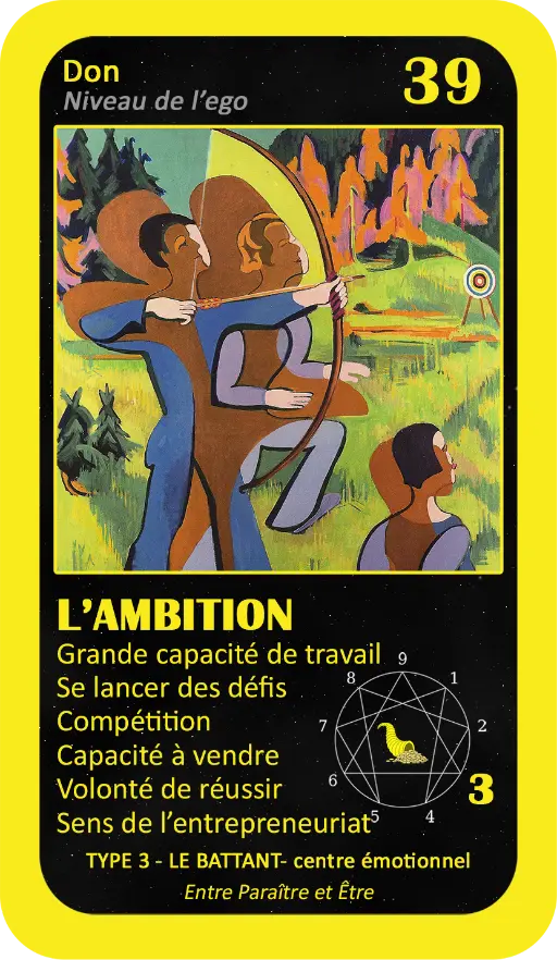 L'Oracle de l'ennéagramme professionnel : carte 39 L'Ambition L'Oracle de l'ennéagramme professionnel : carte 39 L'Ambition