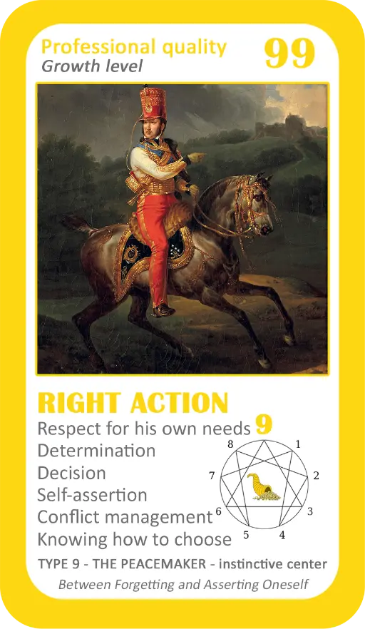 The Wealthe Enneagram Oracle: card 99 Right Action The Wealthe Enneagram Oracle: card 99 Right Action