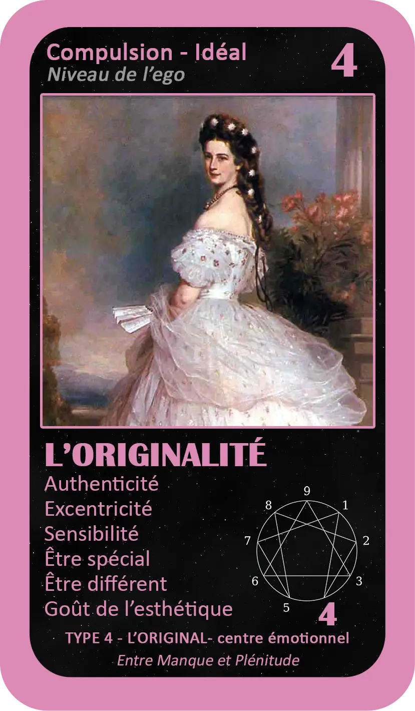 L'Oracle de l'ennéagramme : carte 4 L'Originalité L'Oracle de l'ennéagramme : carte 4 L'Originalité