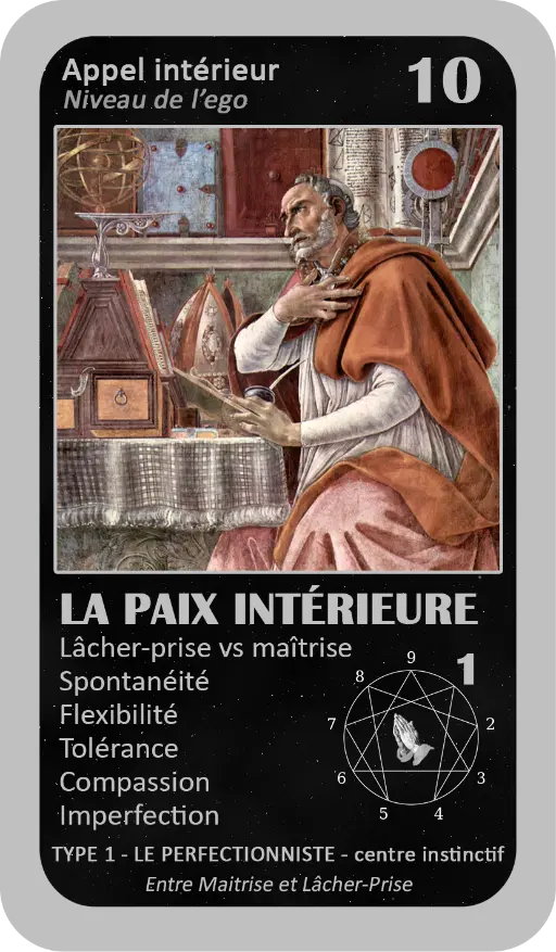 L'Oracle de l'ennéagramme mystique : carte 10 La Paix Intérieure L'Oracle de l'ennéagramme mystique : carte 10 La Paix Intérieure