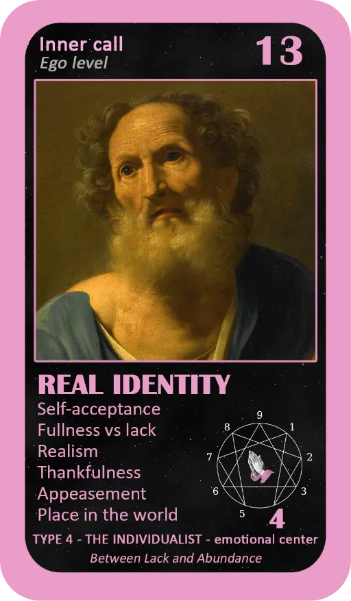 The Mystical Enneagram Oracle: Card 13 Real Identitytity The Mystical Enneagram Oracle: Card 13 Real Identitytity