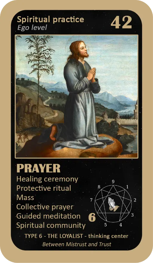 The Mystical Enneagram Oracle: Card 42 Prayer The Mystical Enneagram Oracle: Card 42 Prayer
