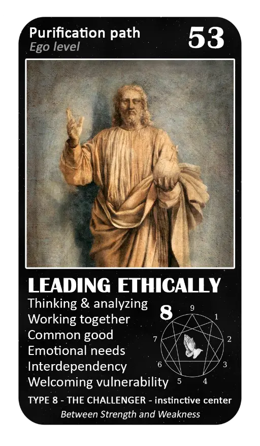 The Mystical Enneagram Oracle: Card 53 Leading Ethically The Mystical Enneagram Oracle: Card 53 Leading Ethically