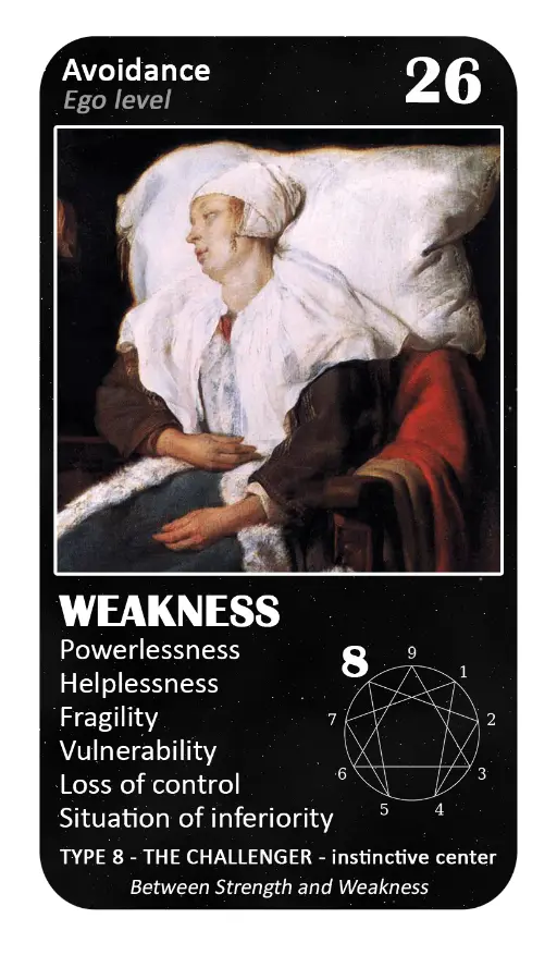 The Enneagram Oracle: card 26 Weakness The Enneagram Oracle: card 26 Weakness