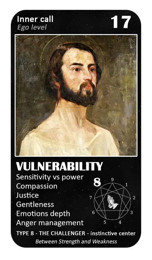 The Mystical Enneagram Oracle: card 17 Vulnerability The Mystical Enneagram Oracle: card 17 Vulnerability