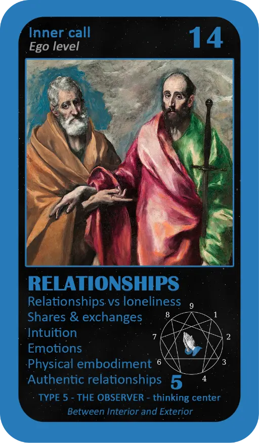The Mystical Enneagram Oracle: card 14 Relationships The Mystical Enneagram Oracle: card 14 Relationships