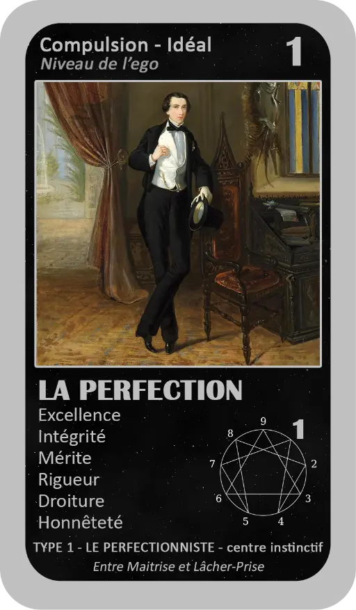L'Oracle de l'ennéagramme : carte 1 La Perfection L'Oracle de l'ennéagramme : carte 1 La Perfection
