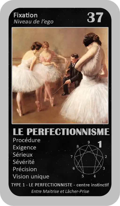 L'Oracle de l'ennéagramme : carte 37 Le Perfectionnisme L'Oracle de l'ennéagramme : carte 37 Le Perfectionnisme