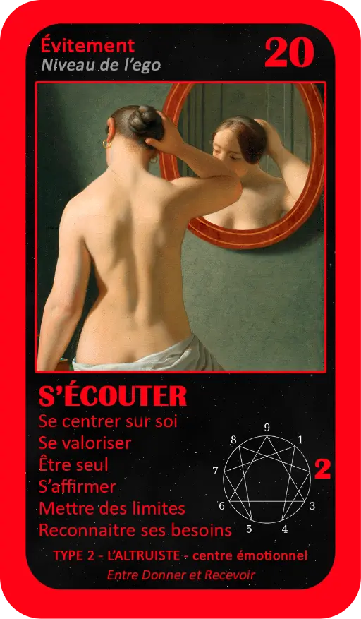 L'Oracle de l'ennéagramme : carte 20 S´Ecouter L'Oracle de l'ennéagramme : carte 20 S´Ecouter