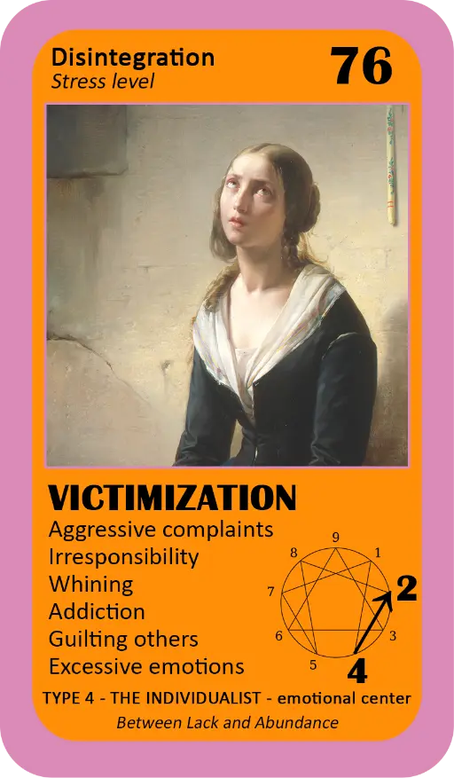 The Enneagram Oracle: Card 76 Victimization
