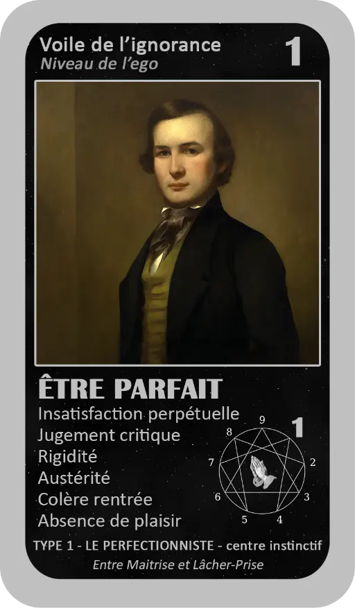 L'Oracle de l'ennéagramme mystique : carte 1 Être Parfait L'Oracle de l'ennéagramme mystique : carte 1 Être Parfait