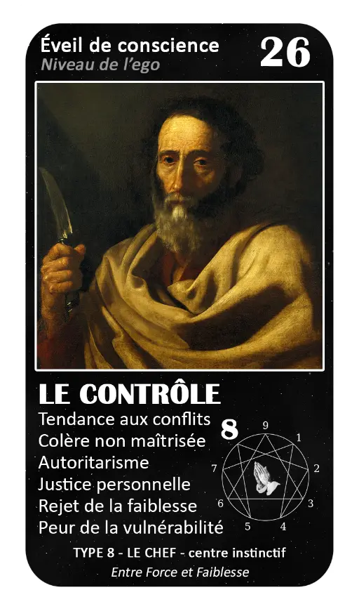 L'Oracle de l'ennéagramme mystique : carte 26 Le Contrôle L'Oracle de l'ennéagramme mystique : carte 26 Le Contrôle
