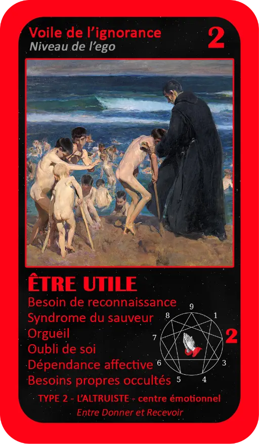 L'Oracle de l'ennéagramme mystique : carte 2 Être Utile L'Oracle de l'ennéagramme mystique : carte 2 Être Utile