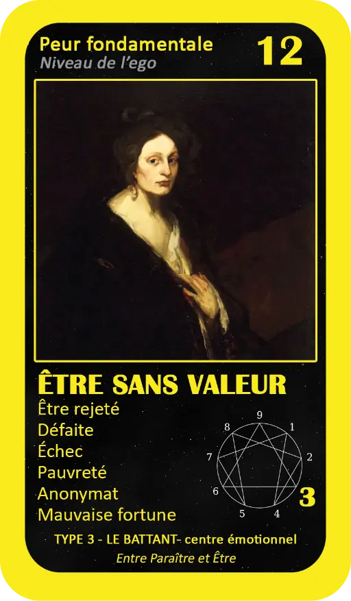 L'Oracle de l'ennéagramme : carte 12 Être Sans Valeur L'Oracle de l'ennéagramme : carte 12 Être Sans Valeur