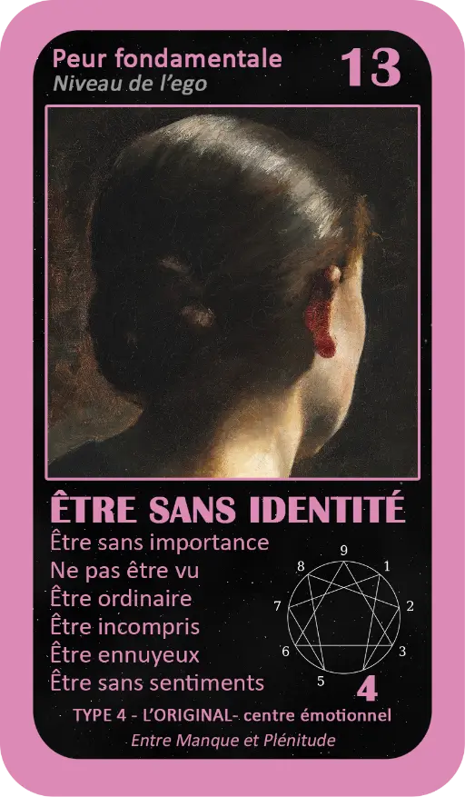 L'Oracle de l'ennéagramme : carte 13 Être Sans Identité L'Oracle de l'ennéagramme : carte 13 Être Sans Identité