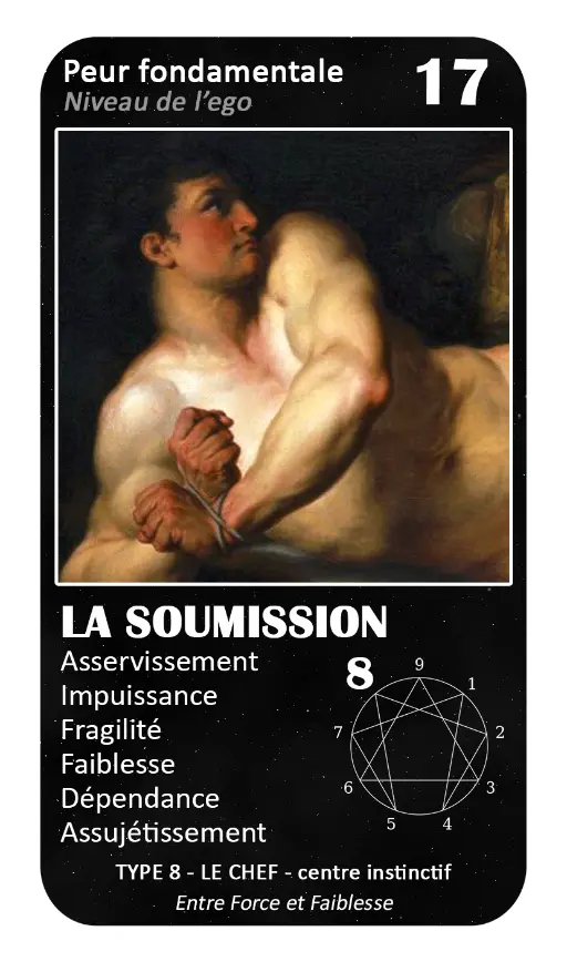 L'Oracle de l'ennéagramme : carte 17 La Soumission L'Oracle de l'ennéagramme : carte 17 La Soumission