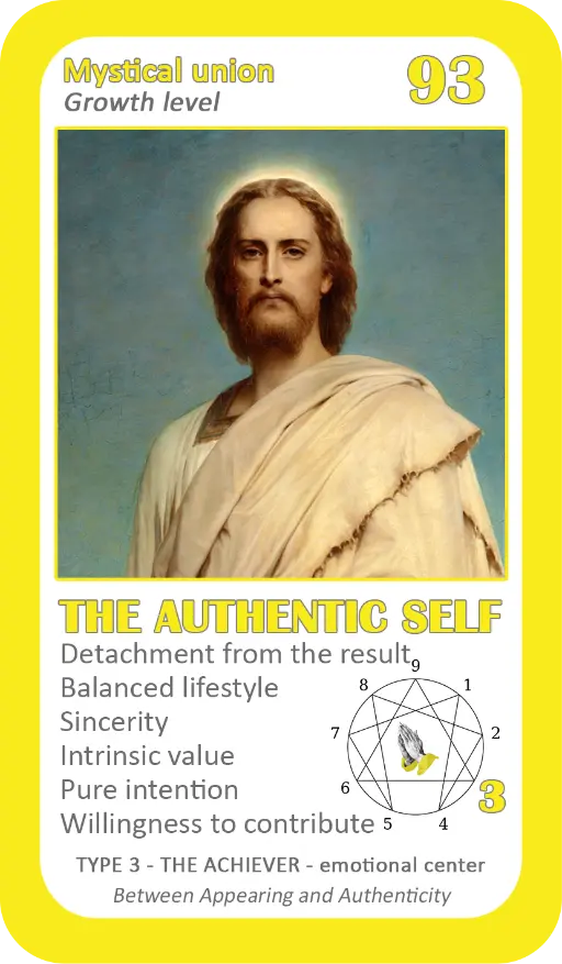 The Mystical Enneagram Oracle: Card 93 The Authentic Self The Mystical Enneagram Oracle: Card 93 The Authentic Self