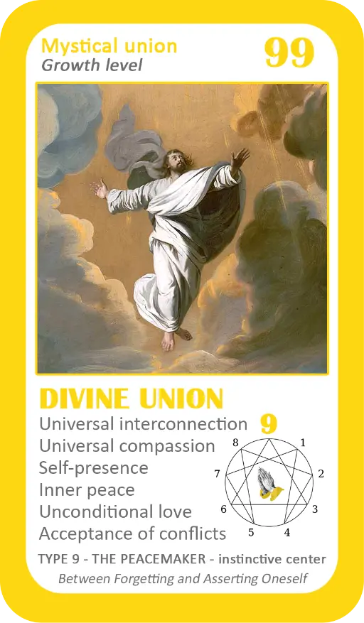 The Mystical Enneagram Oracle: Card 99 Divine Union The Mystical Enneagram Oracle: Card 99 Divine Union