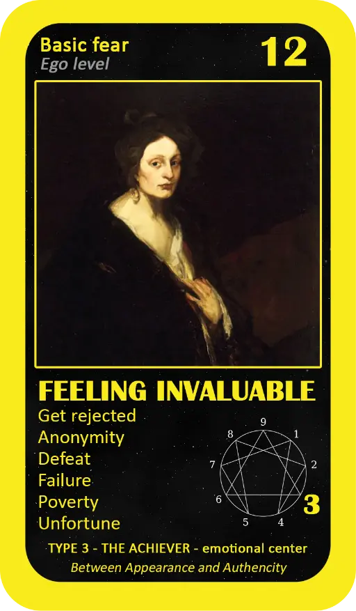 The Enneagram Oracle: Card 12 Feeling Invaluable The Enneagram Oracle: Card 12 Feeling Invaluable
