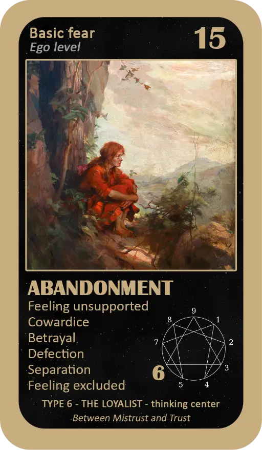 The Enneagram Oracle: Card 15 Abandonment The Enneagram Oracle: Card 15 Abandonment