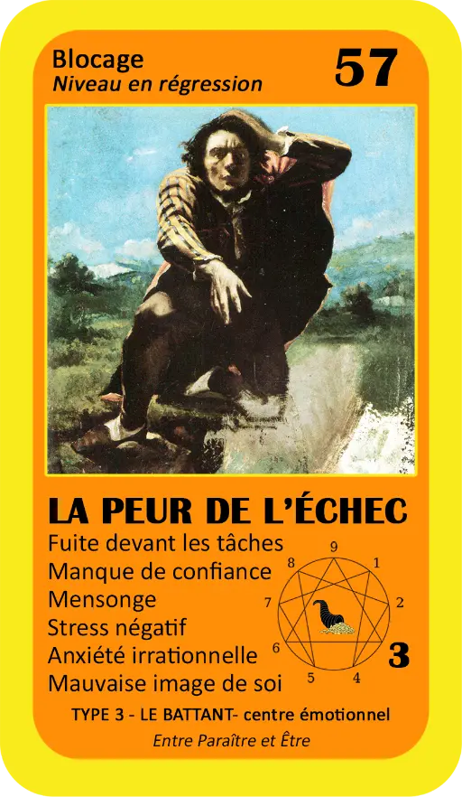 L'Oracle de l'ennéagramme professionnel : carte 57 La Peur de l'Échec L'Oracle de l'ennéagramme professionnel : carte 57 La Peur de l'Échec