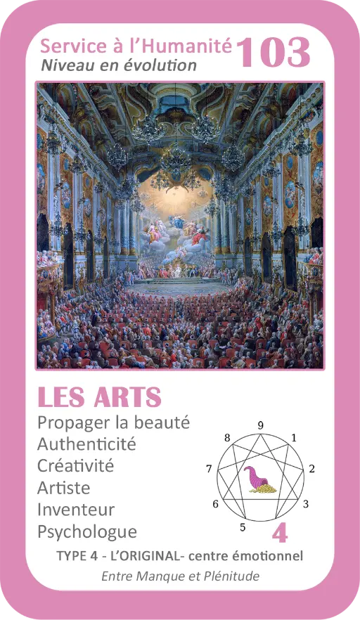 L'Oracle de l'ennéagramme professionnel : carte 103 Les Arts L'Oracle de l'ennéagramme professionnel : carte 103 Les Arts
