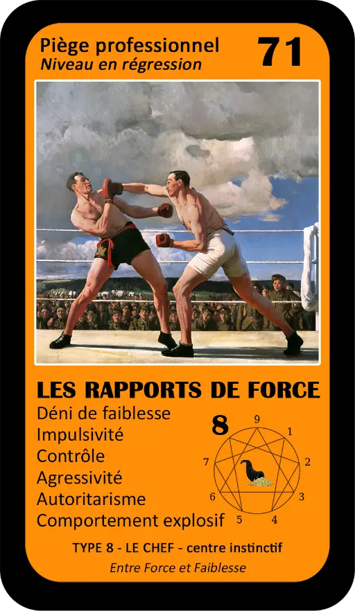 L'Oracle de l'ennéagramme professionnel : carte 71 Les Rapports de Force L'Oracle de l'ennéagramme professionnel : carte 71 Les Rapports de Force