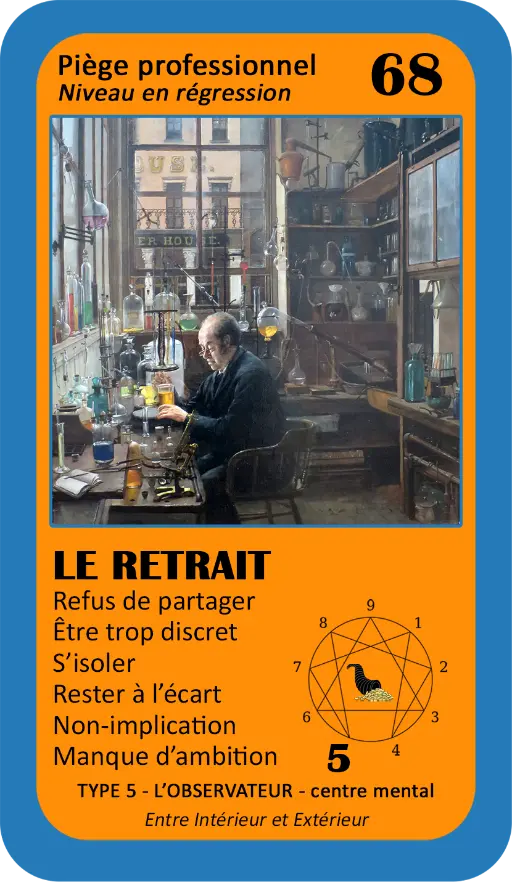 L'Oracle de l'ennéagramme professionnel : carte 68 Le Retrait L'Oracle de l'ennéagramme professionnel : carte 68 Le Retrait