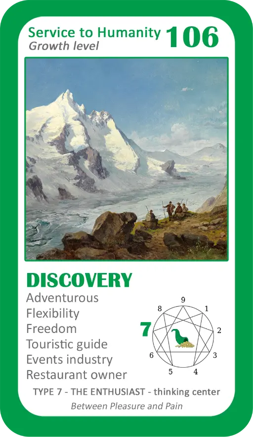 The Wealth Enneagram Oracle: Card 106 Discovery The Wealth Enneagram Oracle: Card 106 Discovery
