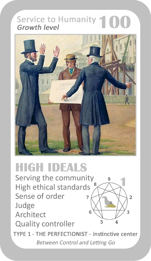 The Wealth Enneagram Oracle: Card 100 High Ideals The Wealth Enneagram Oracle: Card 100 High Ideals