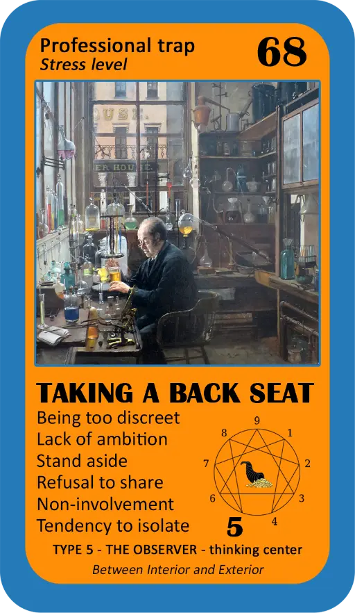 The Wealth Enneagram Oracle: Card 68 Taking a Back Seat The Wealth Enneagram Oracle: Card 68 Taking a Back Seat