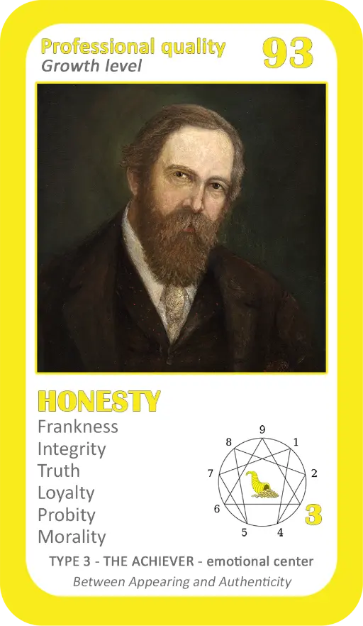 The Wealth Enneagram Oracle: Card 93 Honesty The Wealth Enneagram Oracle: Card 93 Honesty