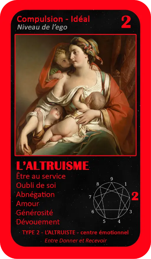 L'Oracle de l'ennéagramme : carte 2 L'Altruisme L'Oracle de l'ennéagramme : carte 2 L'Altruisme